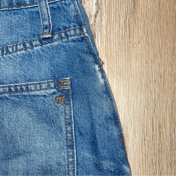 Madewell Women’s 27 Rigid Denim A-Line Mini Skirt in Keene Wash Cutout Edition - Picture 8 of 14